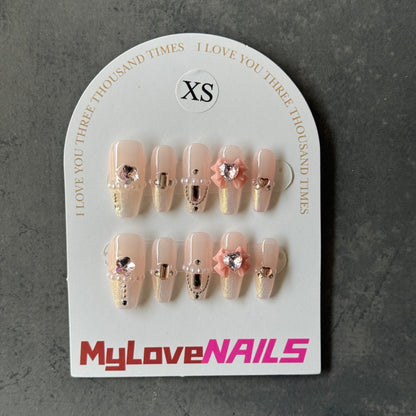 Ella Pink Glam(Pink, bow, diamonds, cute, elegant)