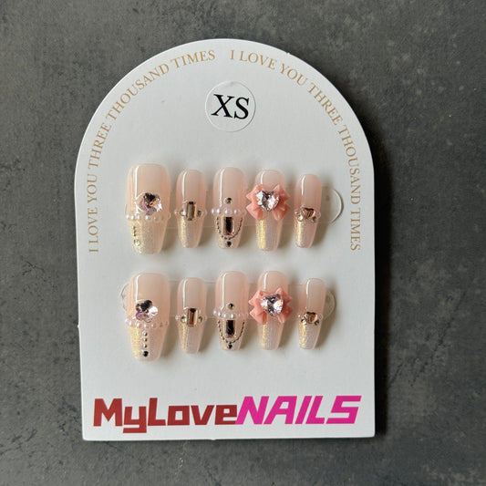 Ella Pink Glam(Pink, bow, diamonds, cute, elegant)