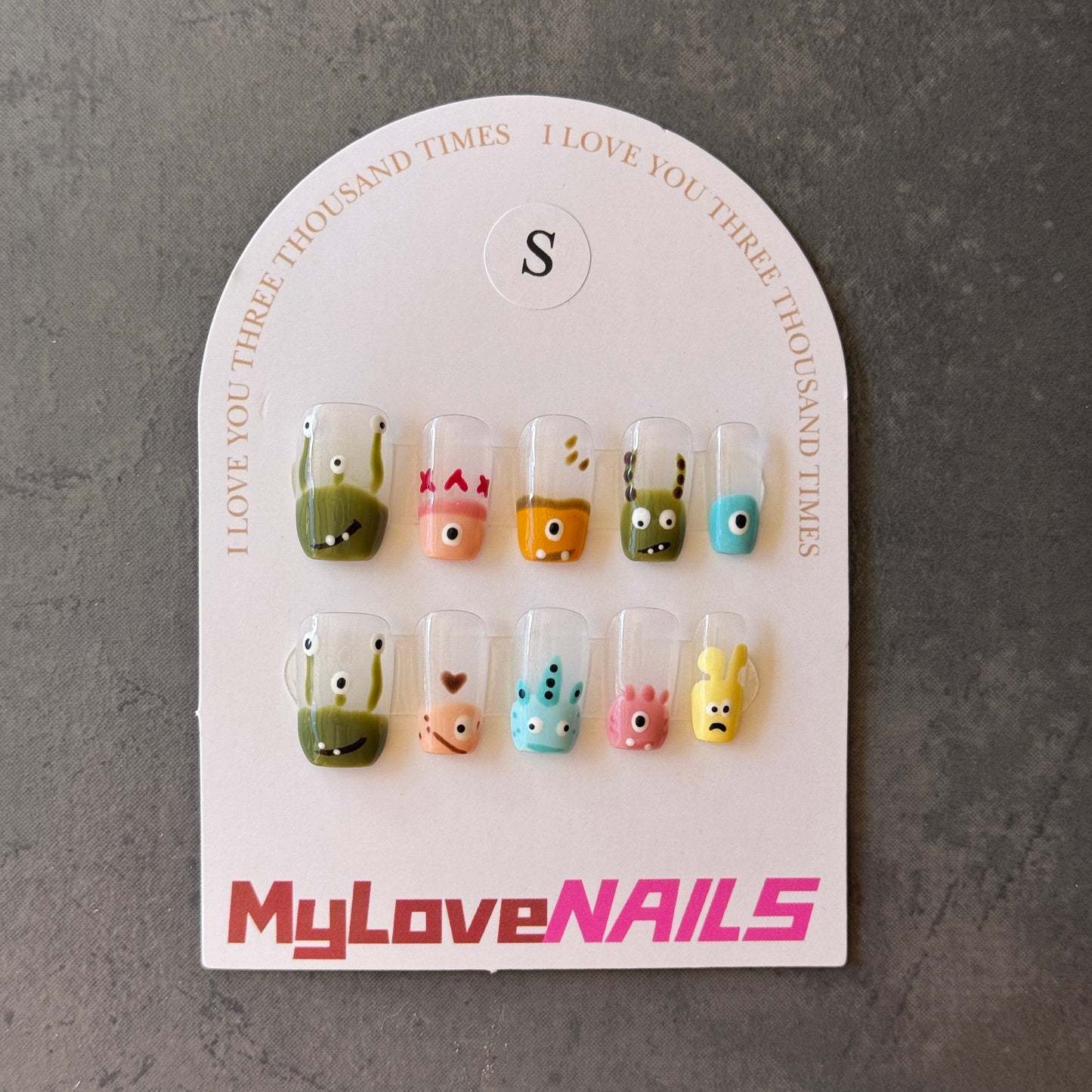 Chic Monsters (Colorful little monsters, cute style, transparent basic style)