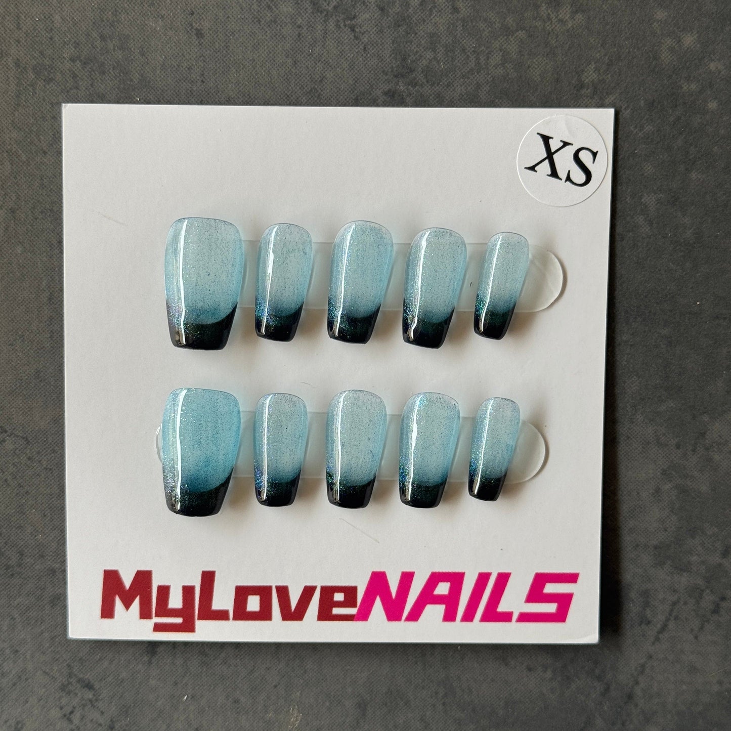 Cosmo Blue Glam(Dark blue, starry sky blue, universe style)